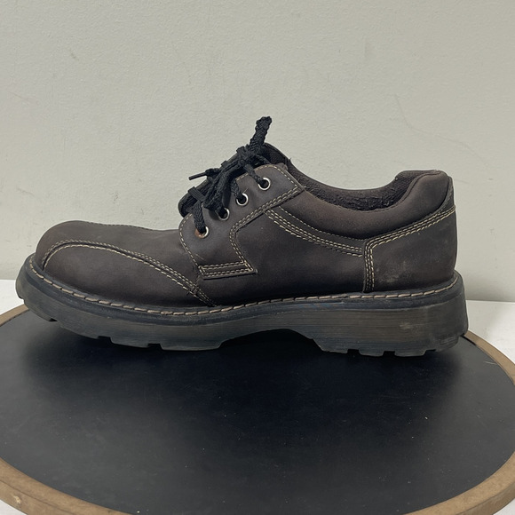 VTG‎ Gotcha Shoes Mens Size 13 Black Brown Casual Workwear Lace Up Chunky 90s - Picture 7 of 11